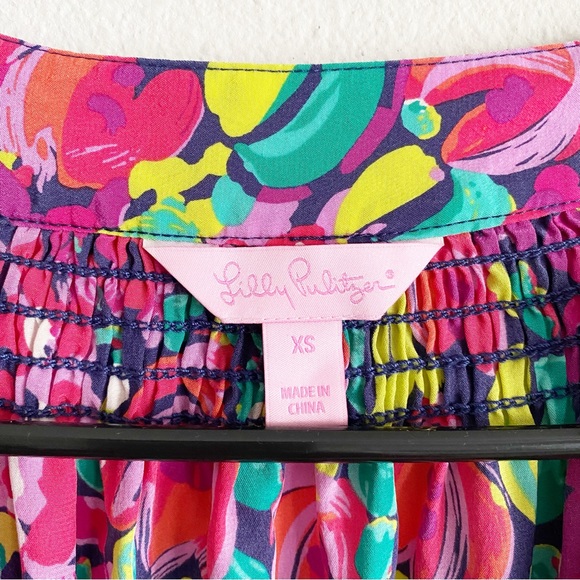 Lilly Pulitzer Elsa Silk Top Size XS - Picture 2 of 8